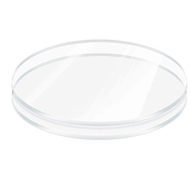 iteshuai 2 Pieces 1/4"" Round Plexiglass Sheet, 8 Inch Diameter Clear Acrylic Circle, Round Cake Disk Acrylic Sheet, Plexiglass Table Top, Acrylic Backdrop - Image 2